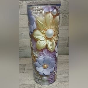 Lavender Flower 3D 20oz. Stainless Steel Tumbler